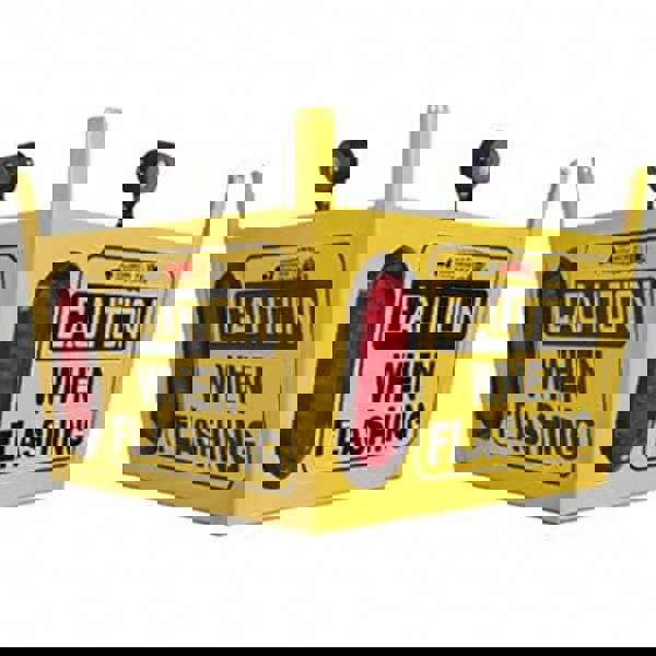 Auxiliary Lights; Light Type: Forklift Warning Light ; Amperage Rating: 1.00 ; Color: Yellow/Red ; Material: Aluminum; Aluminum ; Voltage: 110 VAC to 24VDC